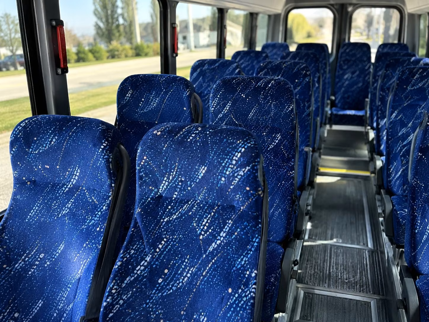 18 passenger minibus interior