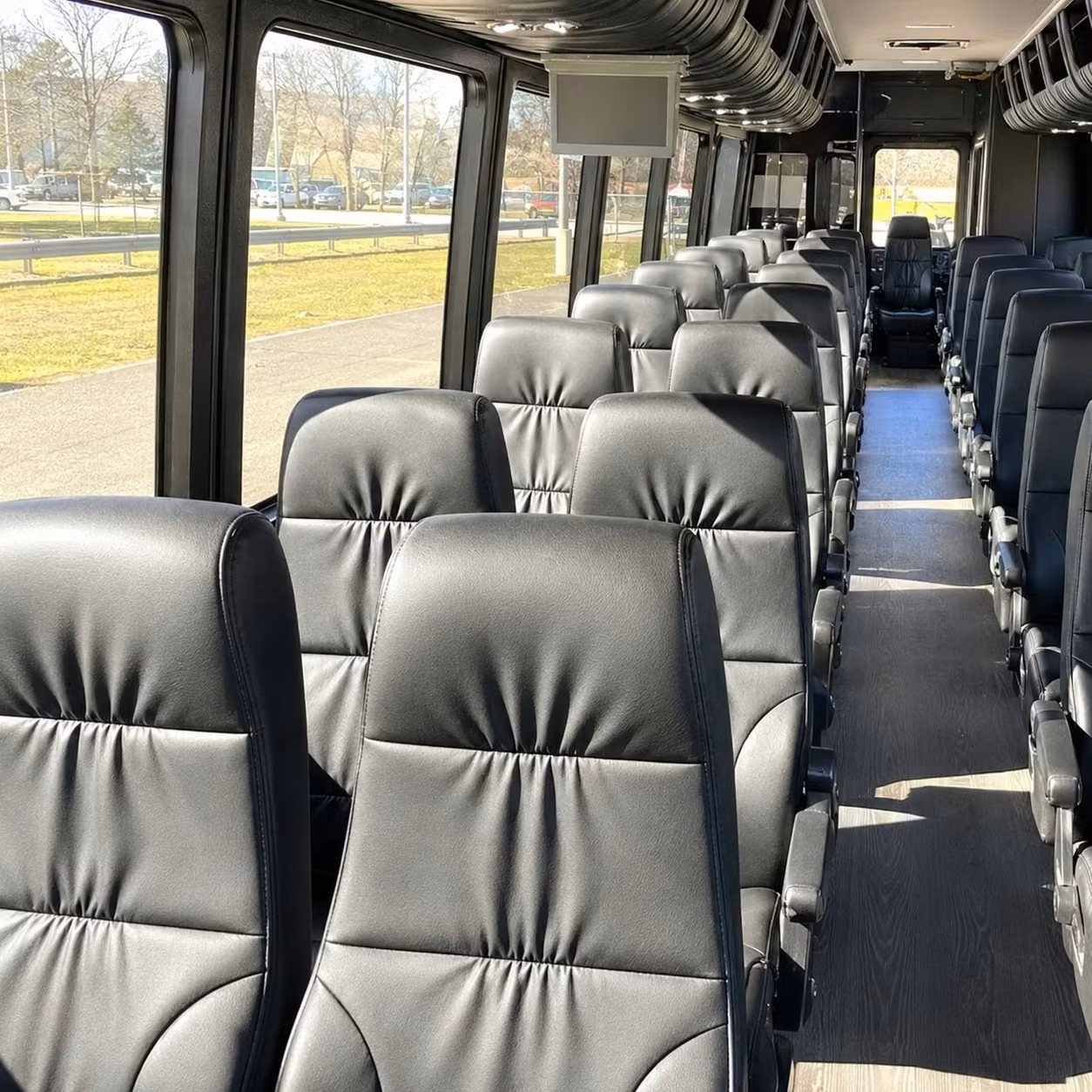 25 passenger minibus inside