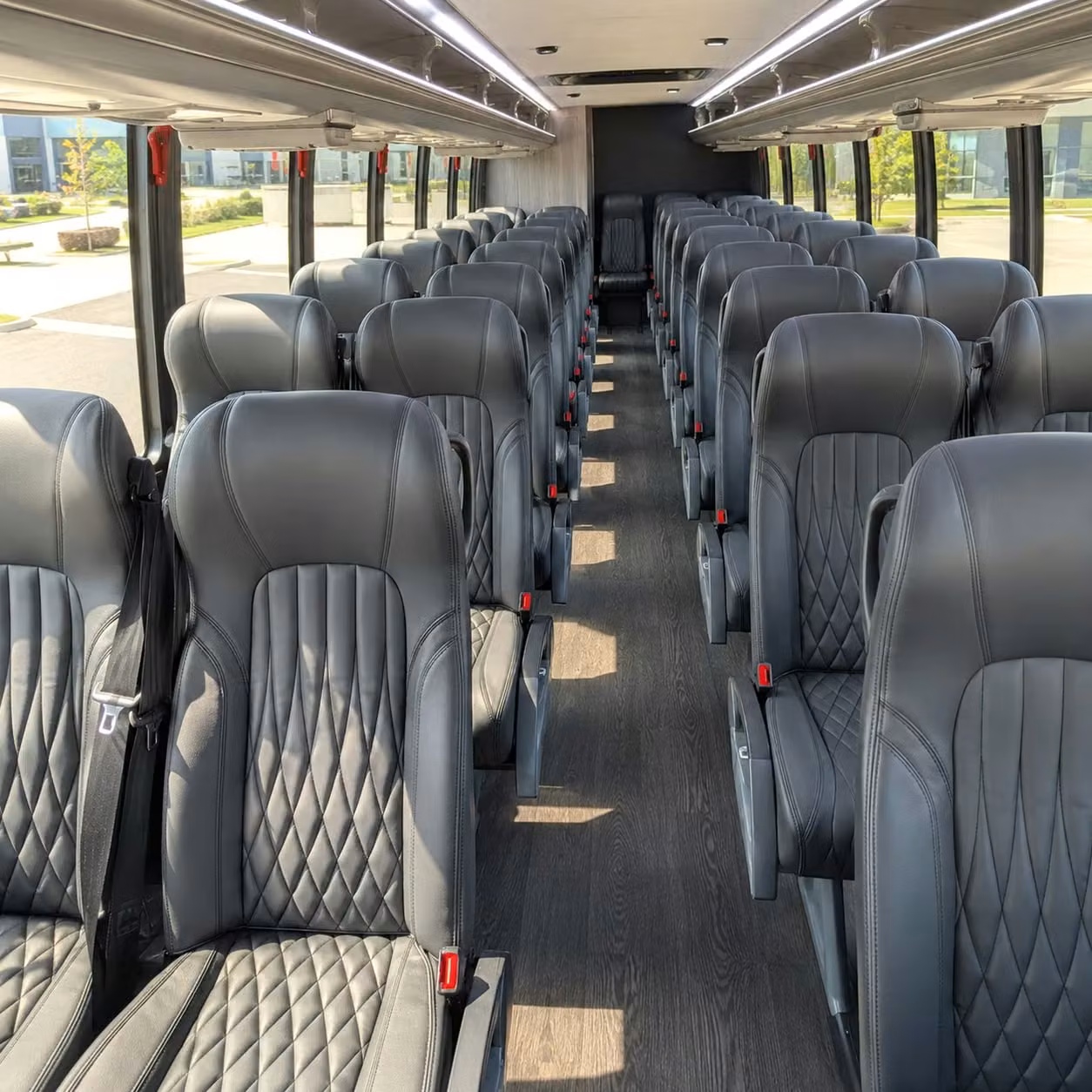 25 passenger minibus interior