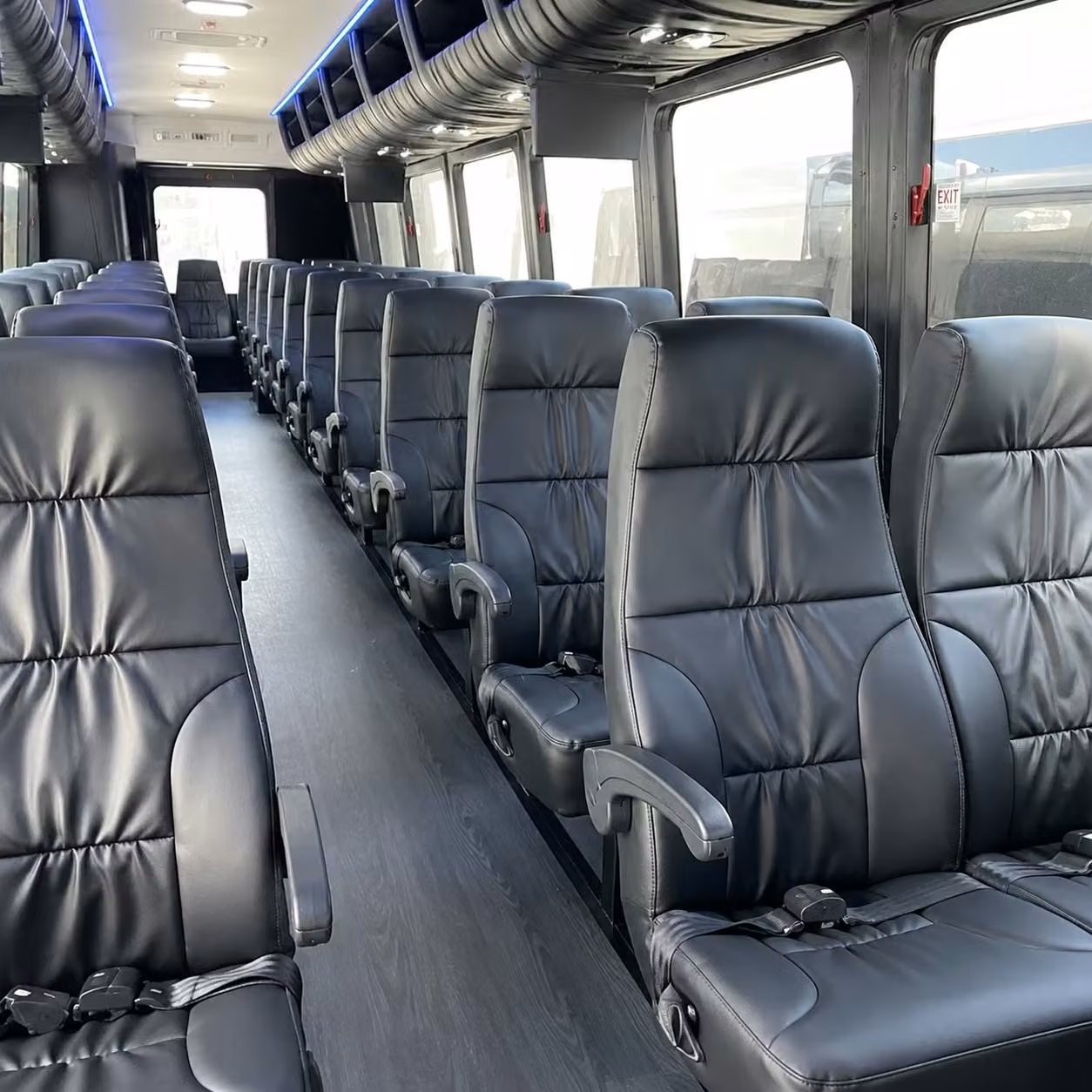 30 passenger minibus inside