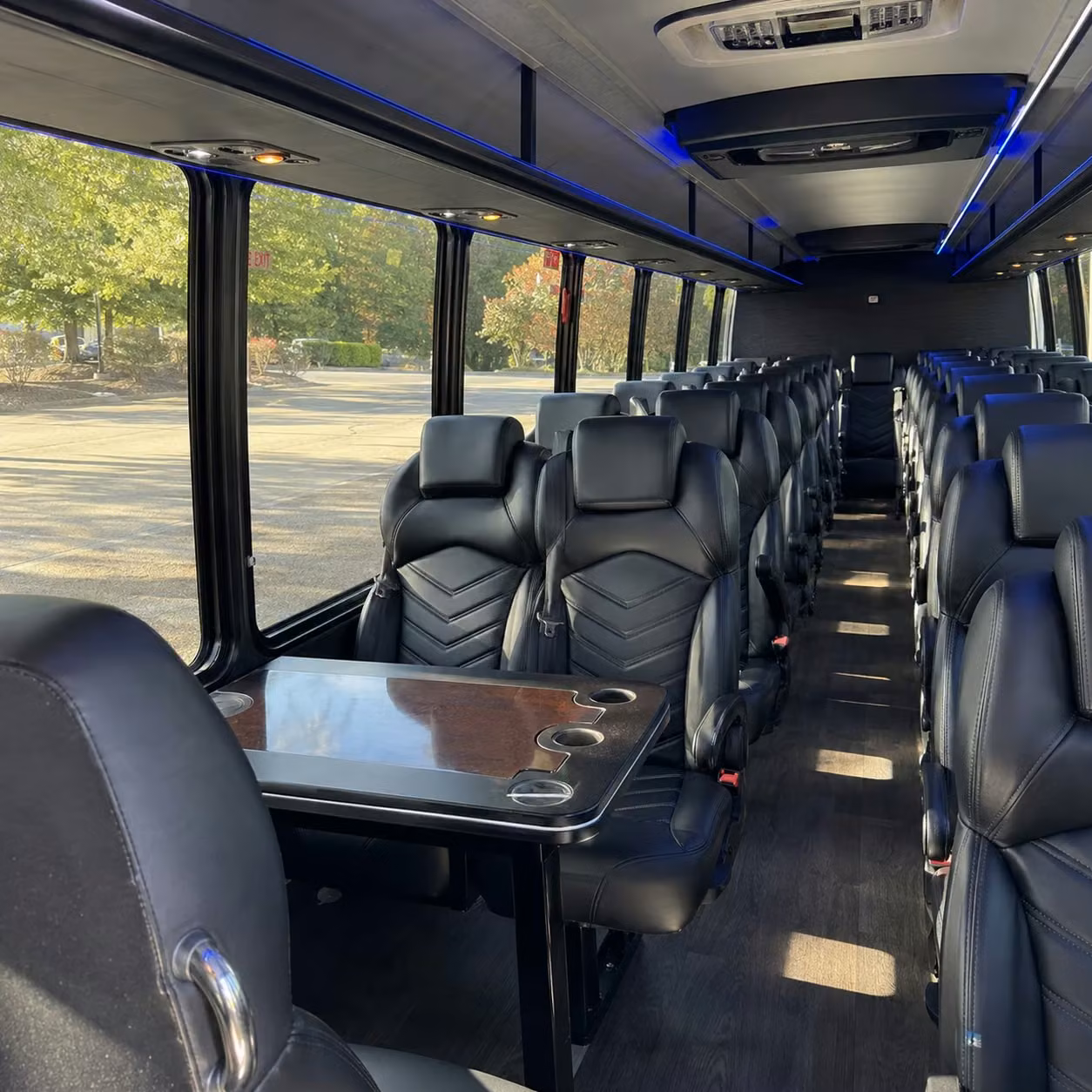 30 passenger minibus interior