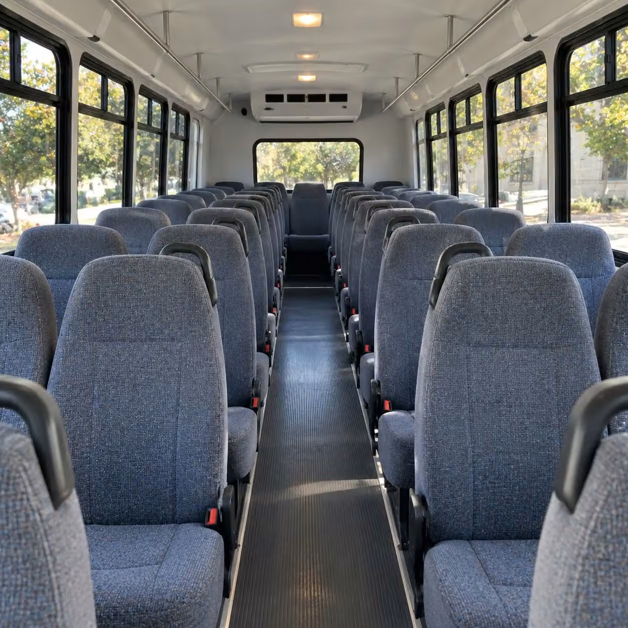 35 passenger minibus inside