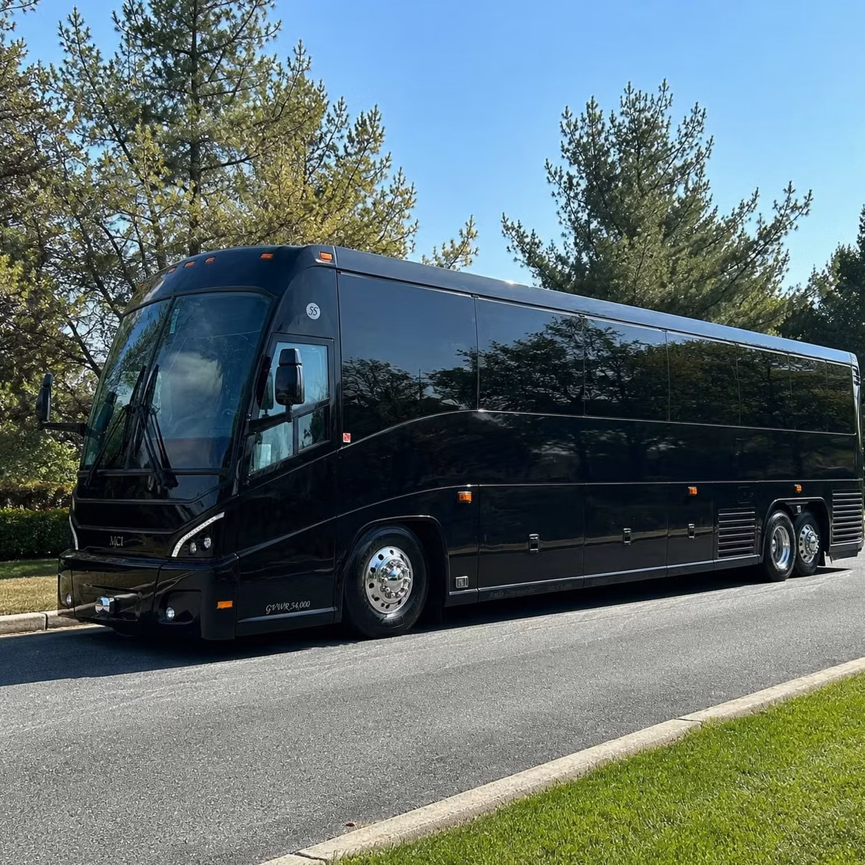 56 passenger charter bus