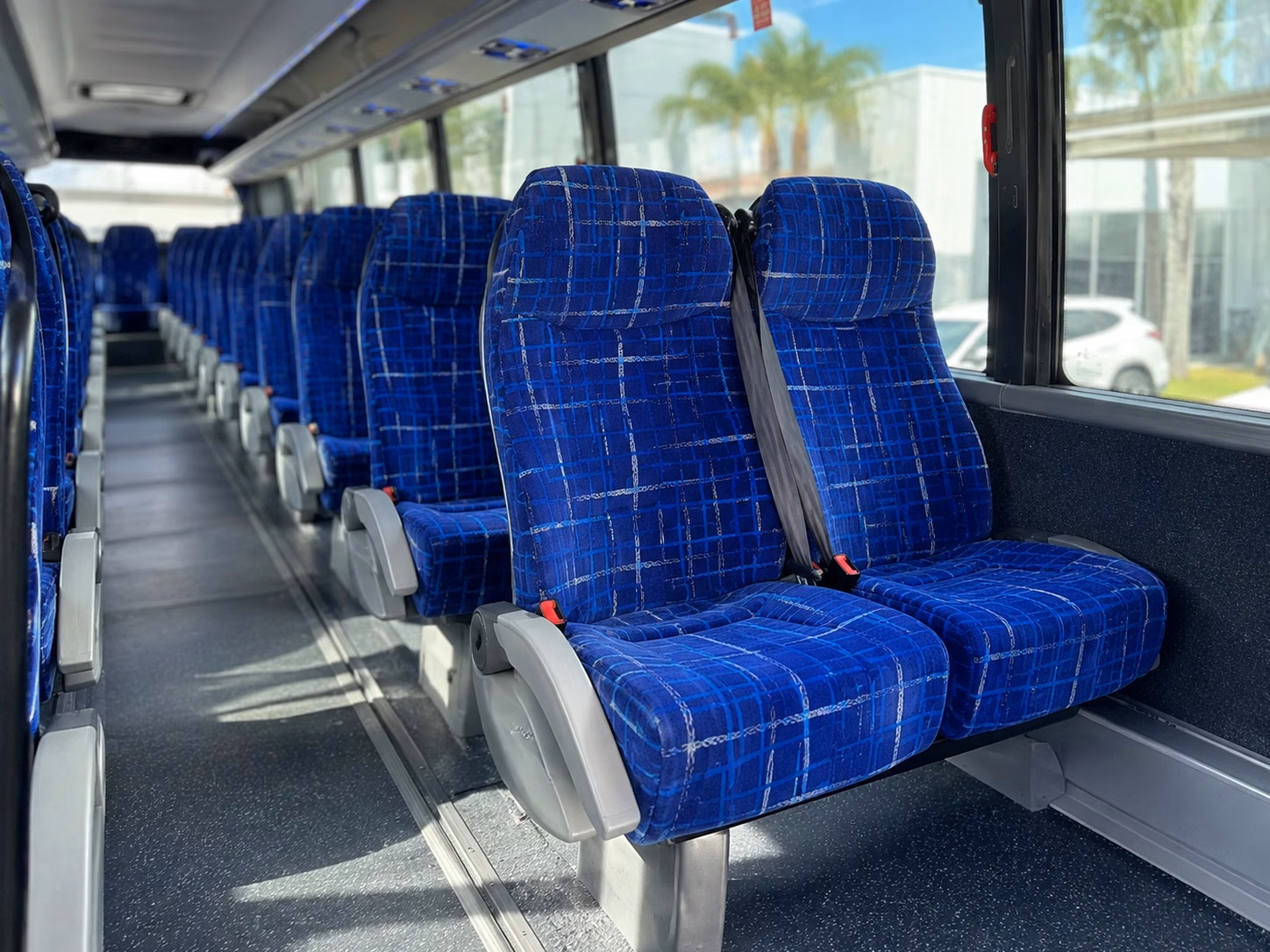 norfolk charter bus rental interior