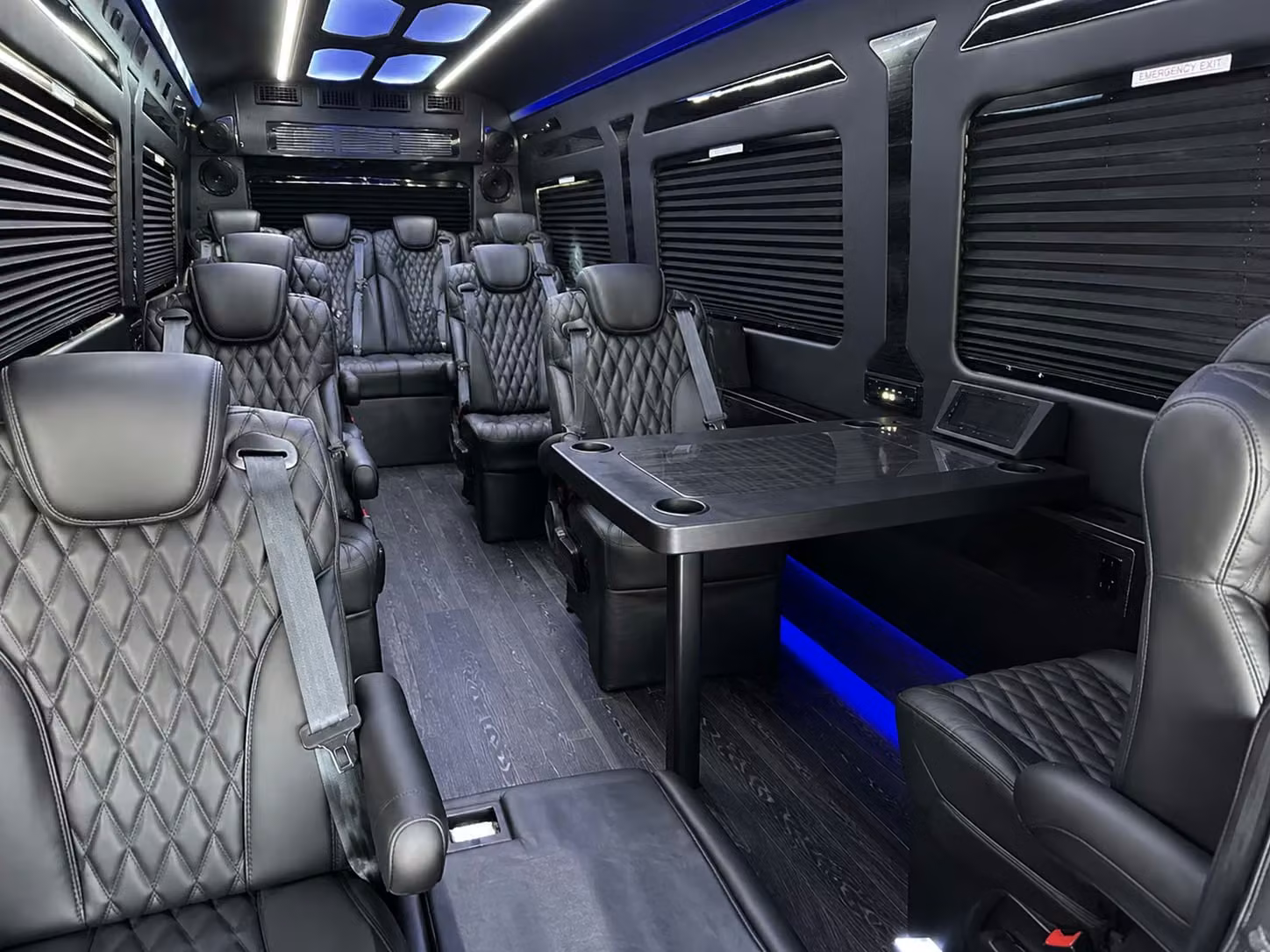 sprinter van with driver inside